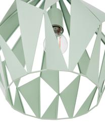 Scandi hanglamp Carlton, Lampenkap: gelakt staal, Lichtgroen, Ø 31 x H 40 cm
