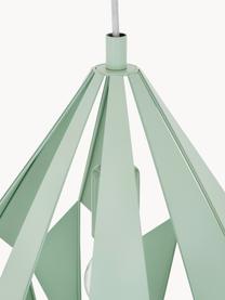 Scandi hanglamp Carlton, Lampenkap: gelakt staal, Mintgroen, Ø 31 x H 40 cm