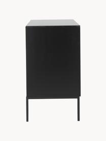 Commode en pin Adam, Noir, larg. 94 x haut. 93 cm