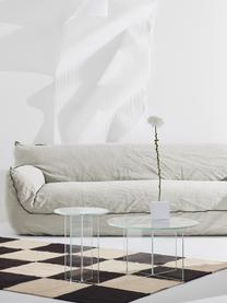 Tavolino rotondo con piano in vetro Iris, Vetro, temperato, Trasparente, Ø 60 cm