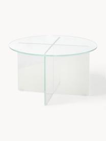 Table basse ronde en verre Iris, Verre, durci, Transparent, Ø 60 cm