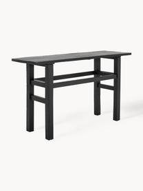 Consola de madera Riber, Madera, Negro, An 153 x Al 87 cm