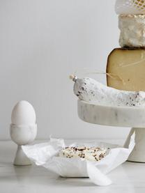 Soporte de huevo de mármol Isop, Mármol, Blanco, Ø 5 x Al 7 cm