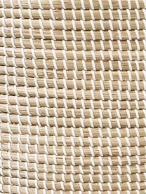 Doppel-Wäschekorb Aleya aus Seegras mit Deckel, Seegras, Kunststoff, Beige, Weiss, B 55 x H 45 cm