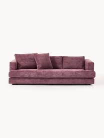 Sofa Tribeca (3-Sitzer), Bezug: 100 % Polyester Der strap, Gestell: Buchenholz, Kiefernholz, , Füße: Kiefernholz Dieses Produk, Webstoff Aubergine, B 228 x T 104 cm