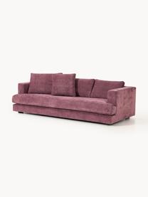 Sofa Tribeca (3-Sitzer), Bezug: 100 % Polyester Der strap, Gestell: Buchenholz, Kiefernholz, , Webstoff Aubergine, B 228 x T 104 cm