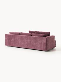 Sofa Tribeca (3-Sitzer), Bezug: 100 % Polyester Der strap, Gestell: Buchenholz, Kiefernholz, , Füße: Kiefernholz Dieses Produk, Webstoff Aubergine, B 228 x T 104 cm