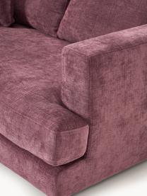 Sofa Tribeca (3-Sitzer), Bezug: 100 % Polyester Der strap, Gestell: Buchenholz, Kiefernholz, , Webstoff Aubergine, B 228 x T 104 cm