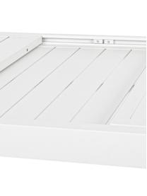 Uitschuifbare tuintafel Hilde in wit, in verschillende formaten, Wit, B 160 tot 240 x D 90 cm