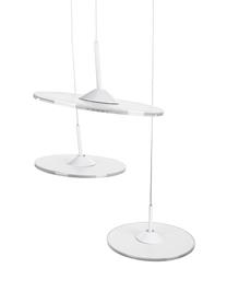 Závěsné LED svítidlo Vinyl, Bílá, transparentní, Ø 60 cm