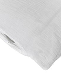 Mušelínová posteľná bielizeň z bavlny Odile, Biela, 200 x 200 cm + 2 vankúš 80 x 80 cm