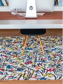 Tapis avec motif abstrait Street Graph, 100 % polyester, Multicolore, larg. 100 x long. 140 cm (taille XS)