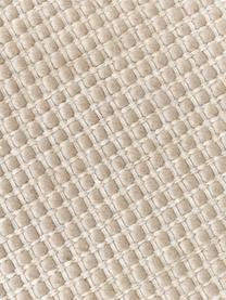 Ręcznie tkany chodnik z wełny Amaro, Jasny beżowy, kremowobiały, S 80 x D 250 cm