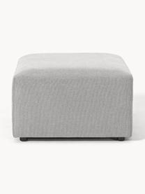 Pouf Melva, larg. 99 x prof. 72 cm, Tissu gris clair, larg. 99 x prof. 72 cm