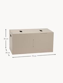 Pudełko do przechowywania z drewna Cube, Fornir brzozowy lakierowany

Ten produkt jest wykonany z drewna pochodzącego ze zrównoważonych upraw, które posiada certyfikat FSC®., Jasny beżowy, Ø 72 x W 36 cm