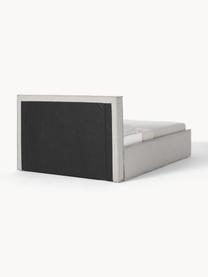 Čalúnená posteľ s úložným priestorom Dream, Svetlosivá, Š 160 x D 200 cm