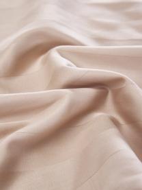 Copripiumino in raso Willa, Tessuto: raso Densità del filo 250, Beige chiaro, Larg. 240 x Lung. 220 cm