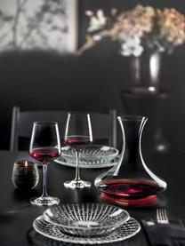 Copas de vino tinto de cristal Aria, 6 uds., Cristal, Transparente, Ø 9 x Al 22 cm, 462 ml