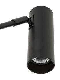 Leeslamp Cassandra, Lampenkap: gepoedercoat metaal, Lampvoet: gepoedercoat metaal, Mat zwart, H 152 cm