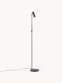 Lampa na čítanie Cassandra, Čierna, V 152 cm