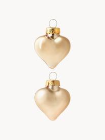 Boules de Noël Evergreen, 12 pièces, Beige clair, larg. 5 x haut. 4 cm