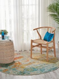 Okrúhly dizajnový koberec s nízkym vlasom Celestial, Svetlobéžová, viac farieb, Ø 240 cm (veľkosť XL)