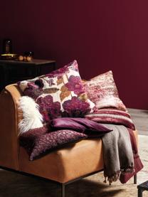 Housse de coussin 50x50 Maite, Blanc, lilas, orange