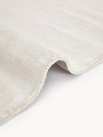 Handgewebter Viskoseteppich Jane, Flor: 100 % Viskose, Off White, B 120 x L 180 cm (Größe S)