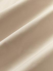 Taie d'oreiller en percale de coton Elsie, Beige, larg. 50 x long. 70 cm