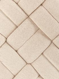 Federa arredo intrecciata color beige chiaro Norman, Beige, Larg. 30 x Lung. 50 cm