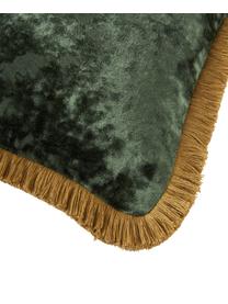 Zamatový poťah na vankúš Cyrus, Zamat (100 % polyester)
Certifikát Oeko-Tex Standard 100, 1. trieda, Zelená, okrovožltá, Š 40 x D 40 cm