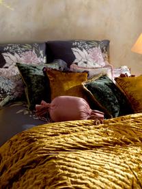 Samt-Kissenhülle Cyrus mit Fransen, Samt (100 % Polyester)
Öko-Tex Standard 100, Klasse 1, Grün, Ockergelb, B 40 x L 40 cm