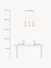 Lampada a sospensione a grappolo Miella, Paralume: vetro, Bianco, Larg. 52 x Alt. 30 cm