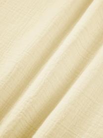 Musselin-Kopfkissenbezug Odile, Webart: Musselin Fadendichte 200 , Hellgelb, B 40 x L 80 cm
