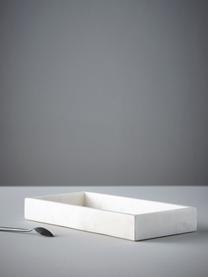 Deko-Tablett Bifrost, Marmor, Weiß, B 30 x T 15 cm