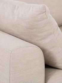 Sofa Zach (3-Sitzer), Bezug: Polypropylen Der hochwert, Füße: Kunststoff, Webstoff Beige, B 224 x T 90 cm