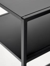 Consola de metal Neptun, Metal con pintura en polvo, Negro, An 100 x Al 79 cm