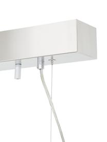 Sklenená gulôčková závesná lampa Gross Bar, Odtiene striebornej, Š 80 x V 36 cm