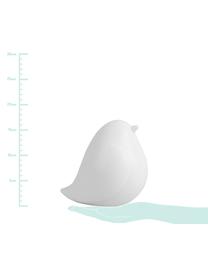 Objet déco Fat Bird, Céramique, Blanc, larg. 14 cm, haut. 14 cm