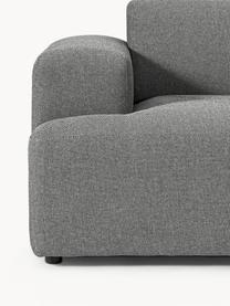 Sofa Melva (2-Sitzer), Bezug: 100 % Polyester Der strap, Gestell: Massives Kiefern- und Fic, Webstoff Dunkelgrau, B 198 x T 101 cm