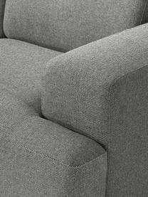 Sofa Melva (2-Sitzer), Bezug: 100 % Polyester Der strap, Gestell: Massives Kiefern- und Fic, Webstoff Dunkelgrau, B 198 x T 101 cm