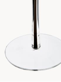 Ručně foukaná sklenice na šampaňské s barevným přechodem Smoke, 4 ks, Foukané sklo, Transparentní, šedá, Ø 7 cm, V 23 cm, 200 ml