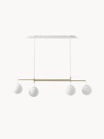 Velké závěsné svítidlo Flux, Bílá, Š 127 cm, V 150 cm