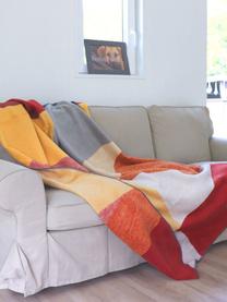 Plaid Pano mit  geometrischem Muster, 50% Baumwolle, 43% Polyacryl, 7%Polyester, Mehrfarbig, 150 x 200 cm