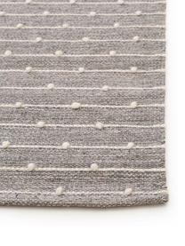 Tappeto in cotone grigio/beige tessuto a mano Lupo, 80% cotone, 20% poliestere, Grigio, Larg. 120 x Lung. 170 cm (taglia S)