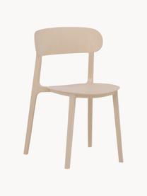 Sedia in plastica Åstol, Plastica, Beige, Larg. 50 x Alt. 79 cm