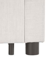 Slaapbank Morgan (2-zits) met matras, Bekleding: 100% polyester Met 35.000, Poten: massief grenenhout, FSC-g, Geweven stof gebroken wit, B 187 x D 92 cm