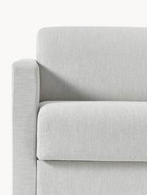 Slaapbank Morgan (2-zits) met matras, Bekleding: 100% polyester Met 35.000, Poten: massief grenenhout, gelak, Geweven stof gebroken wit, B 187 x D 92 cm