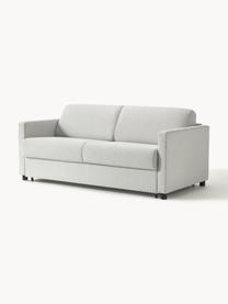 Schlafsofa Morgan (2-Sitzer) mit Matratze, Bezug: 100% Polyester Der hochwe, Füße: Massives Kiefernholz, lac, Webstoff Greige, B 187 x T 92 cm