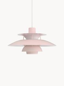 Lampada a sospensione PH 5, Paralume: metallo rivestito, Rosa chiaro, Ø 50 x Alt. 27 cm